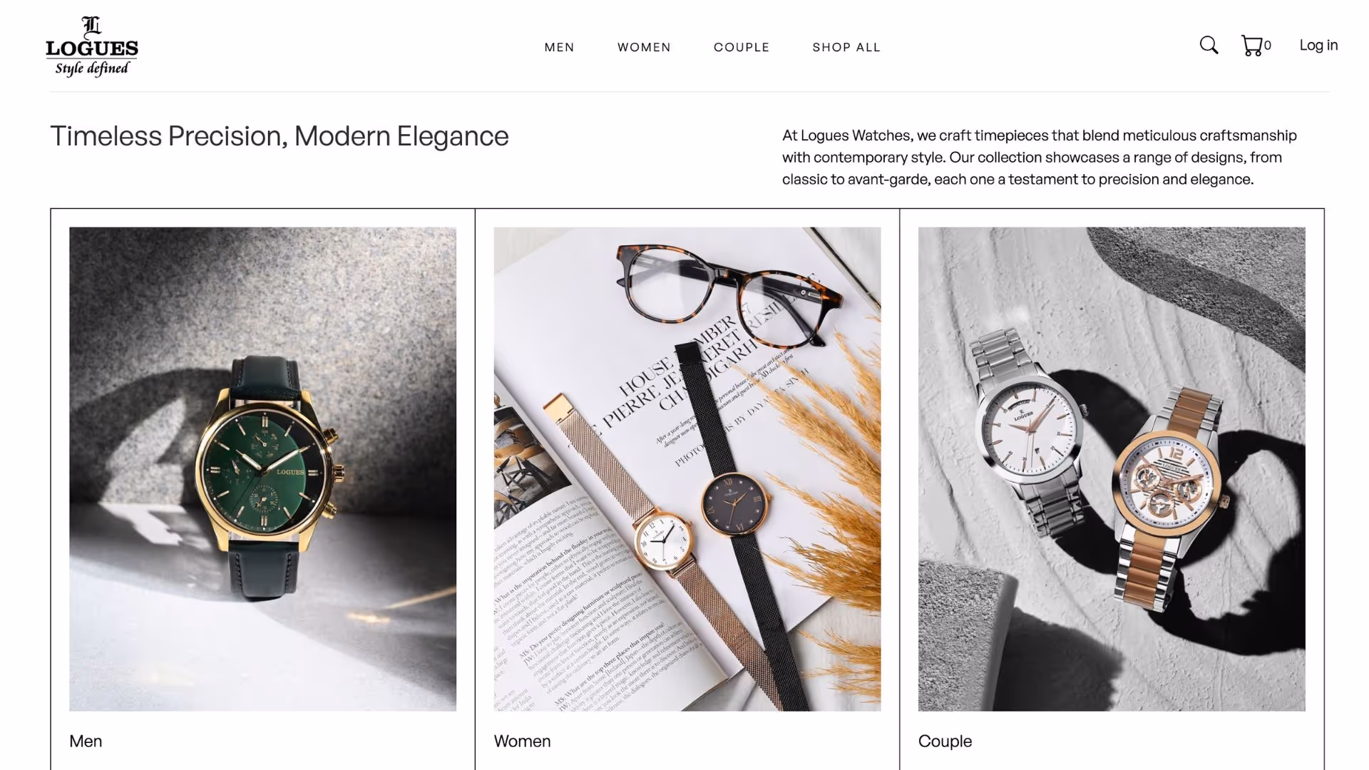 Website Design & Development — Logues web